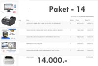 SET-14/DPC-J1900/ PLUS /FİŞ YAZICI/OKUYUCU/BARKOD YAZICI - 1